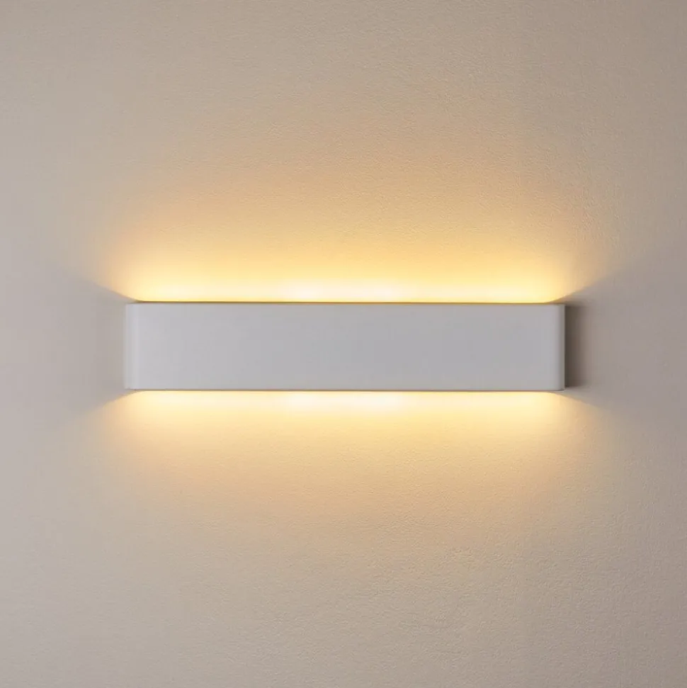 Applique Murale D'Exterieur Tinglev Led Blanc, 2 Lumieres