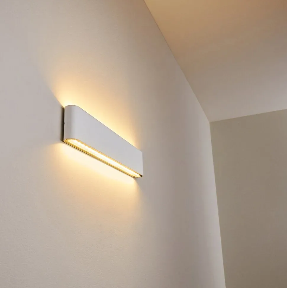 Applique Murale D'Exterieur Tinglev Led Blanc, 2 Lumieres
