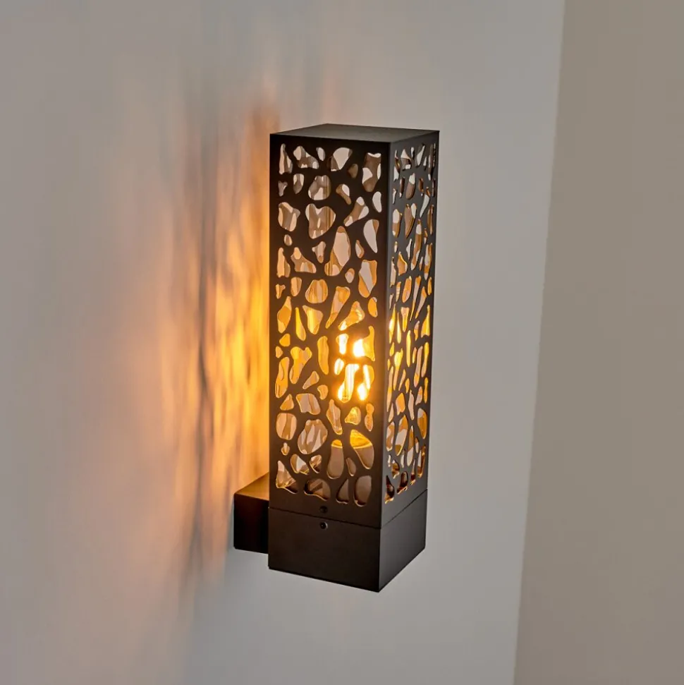 Applique Murale D'Exterieur Innvoll Noir, 1 Lumiere