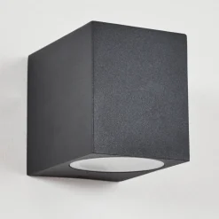 Applique Murale D'Exterieur Skaabu Noir, Blanc, 1 Lumiere