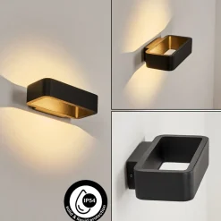 Applique Murale D'Exterieurstrandbyn Led Noir, 1 Lumiere