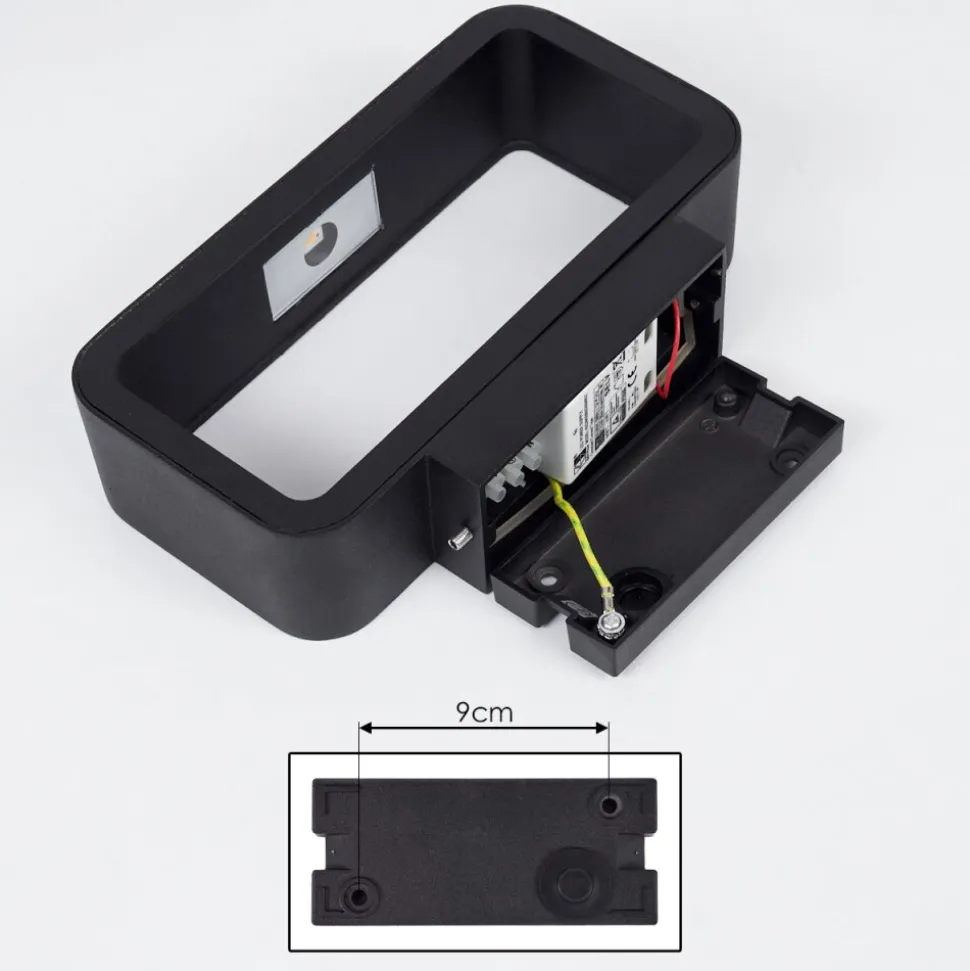 Applique Murale D'Exterieurstrandbyn Led Noir, 1 Lumiere