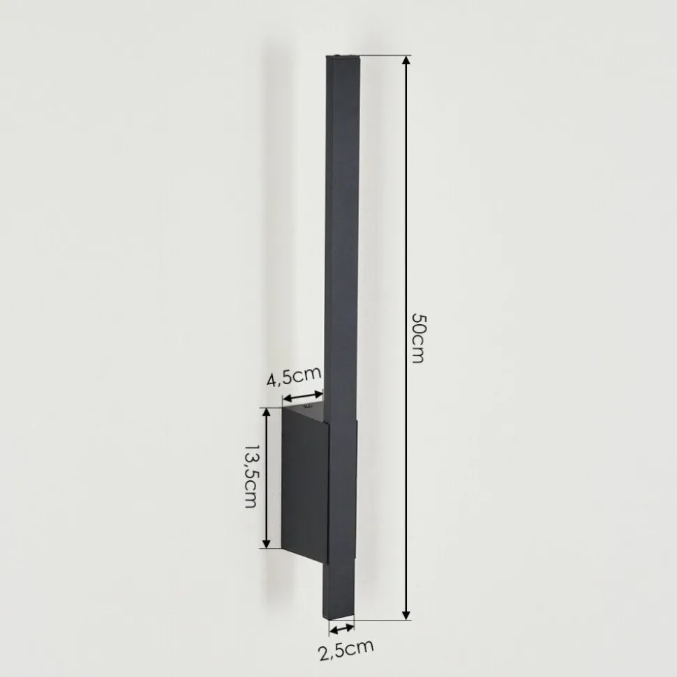 Applique Murale D'Exterieur Tydinge Led Anthracite, 1 Lumiere
