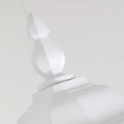 Applique Murale D'Exterieur Lentua Blanc, 1 Lumiere, Detecteur De Mouvement
