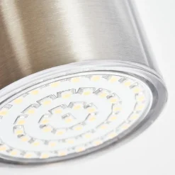 Applique Murale D'Exterieur Natalia Led Nickel Mat, 2 Lumieres