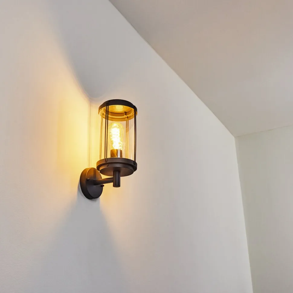 Applique Murale D'Exterieur Riola Anthracite, 1 Lumiere