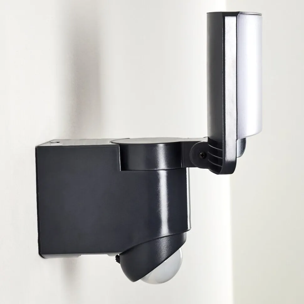 Applique Murale D'Exterieur Larvik Led Anthracite, 1 Lumiere, Detecteur De Mouvement
