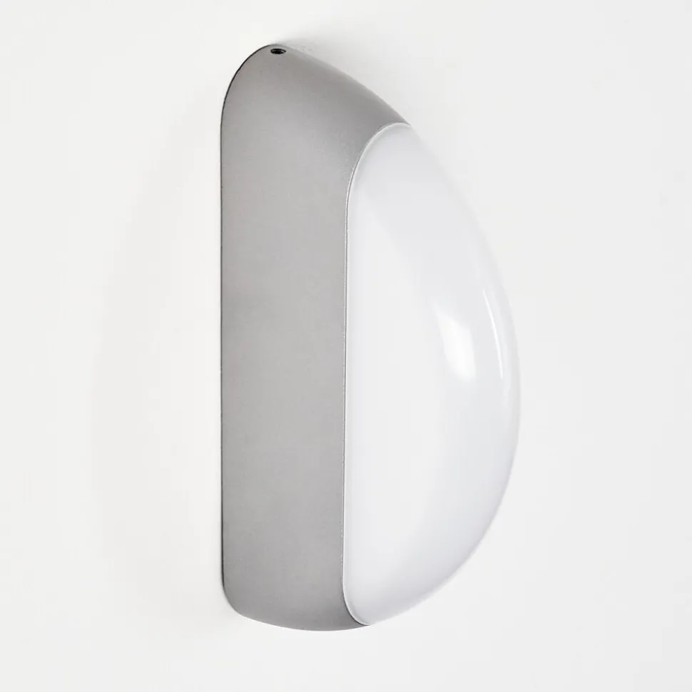 Applique Murale D'Exterieur Arvier Led Gris, 1 Lumiere