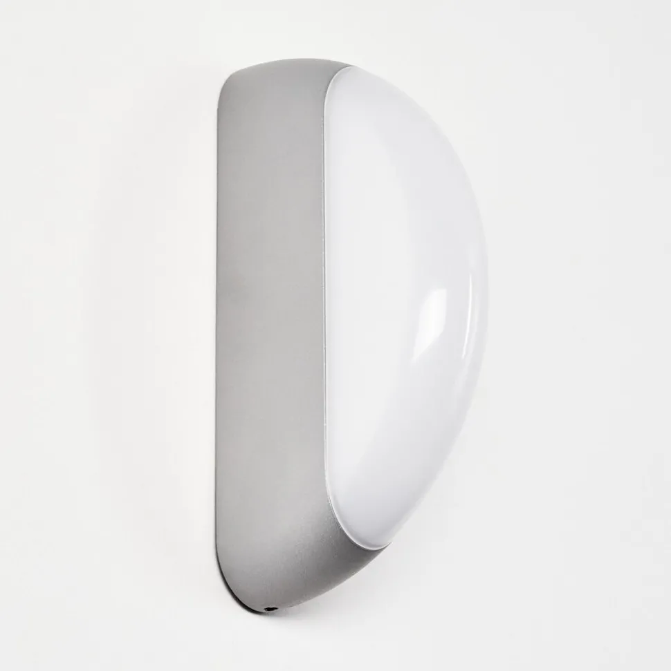 Applique Murale D'Exterieur Arvier Led Gris, 1 Lumiere