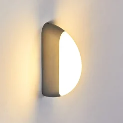Applique Murale D'Exterieur Arvier Led Gris, 1 Lumiere