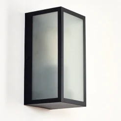 Applique Murale D'Exterieur Hakkas Noir, 1 Lumiere