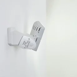 Applique Murale D'Exterieur Loit Led Blanc, 1 Lumiere, Detecteur De Mouvement