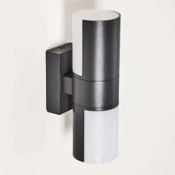 Applique Murale D'Exterieur Baulund Led Anthracite, 1 Lumiere