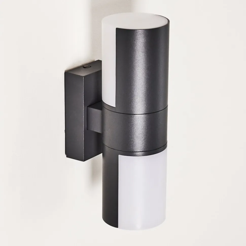 Applique Murale D'Exterieur Baulund Led Anthracite, 1 Lumiere