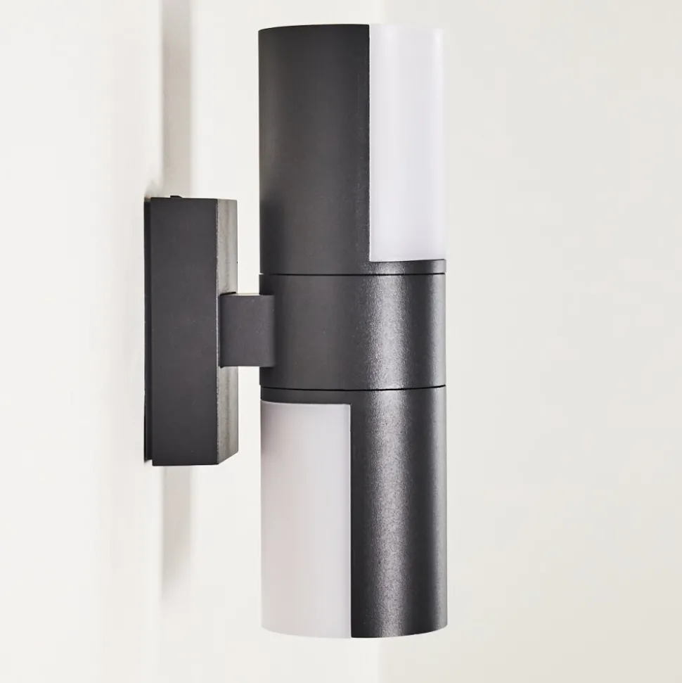 Applique Murale D'Exterieur Baulund Led Anthracite, 1 Lumiere