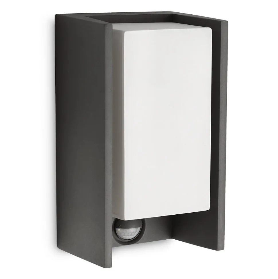 Applique Murale D'Exterieur Philips Mygarden Bridge Anthracite, 1 Lumiere, Detecteur De Mouvement