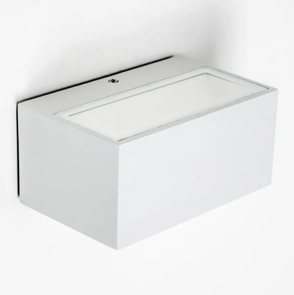 Applique Murale D'Exterieur Spider Led Blanc, 1 Lumiere