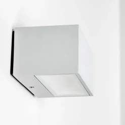 Applique Murale D'Exterieur Spider Led Blanc, 1 Lumiere