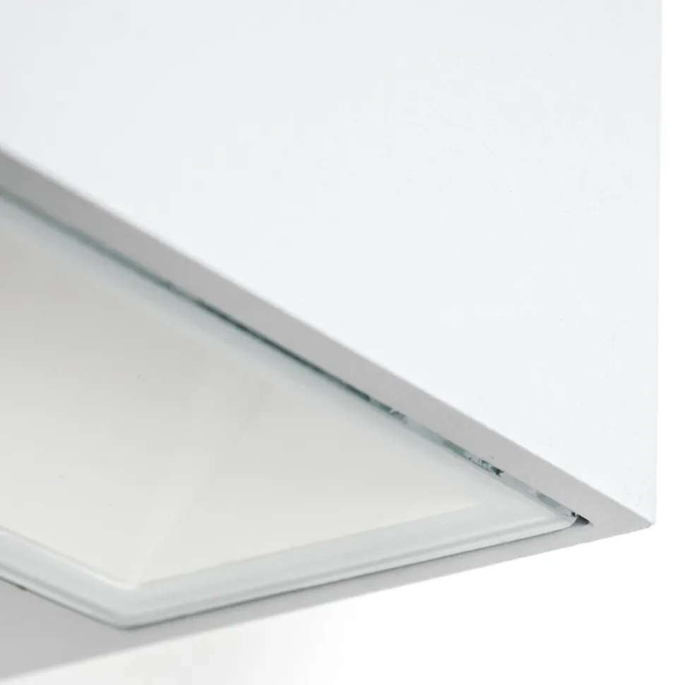 Applique Murale D'Exterieur Spider Led Blanc, 1 Lumiere