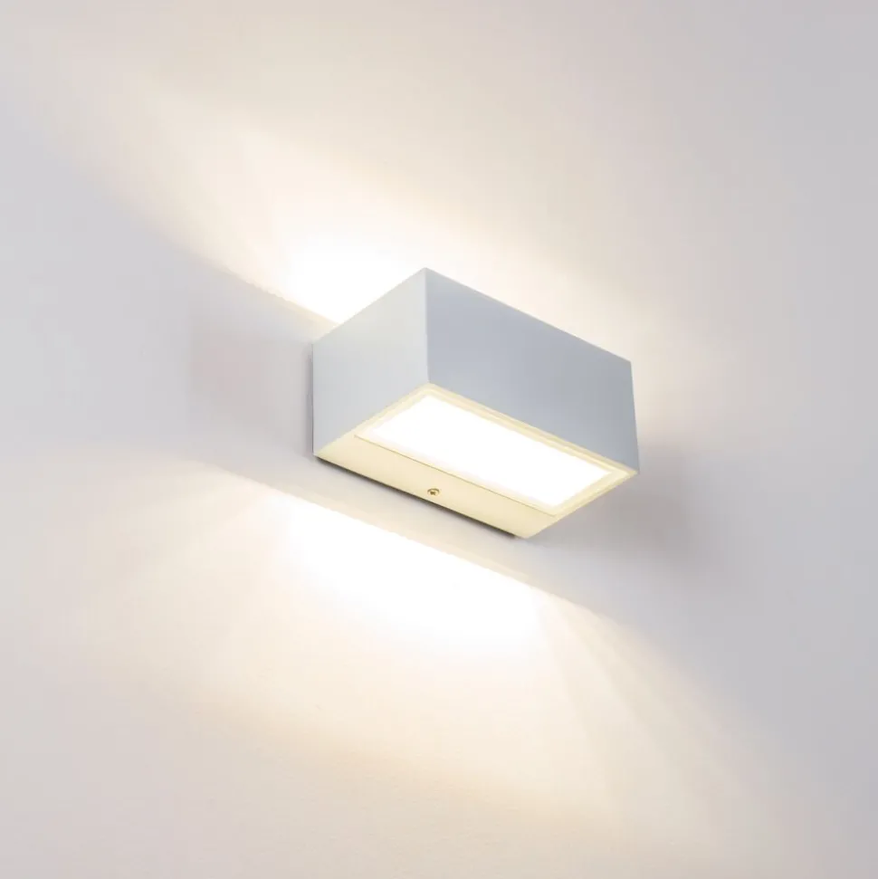Applique Murale D'Exterieur Spider Led Blanc, 1 Lumiere