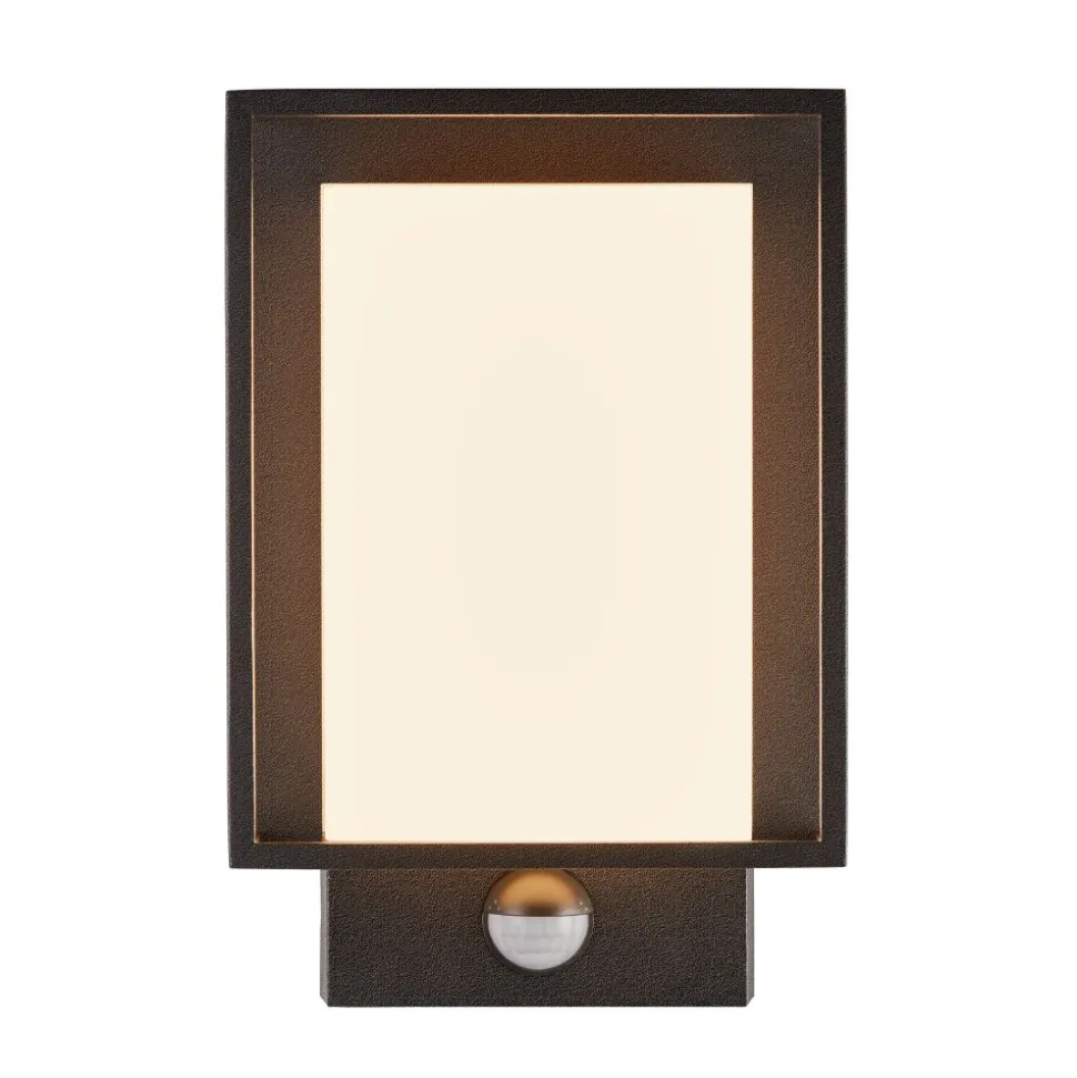 Applique Murale D'Exterieur Nordlux Nestor Led Noir, 1 Lumiere, Detecteur De Mouvement