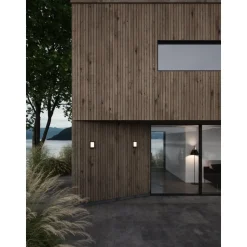Applique Murale D'Exterieur Nordlux Nestor Led Noir, 1 Lumiere, Detecteur De Mouvement