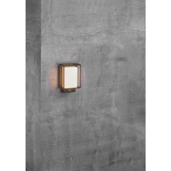 Applique Murale D'Exterieur Nordlux Nestor Led Noir, 1 Lumiere, Detecteur De Mouvement