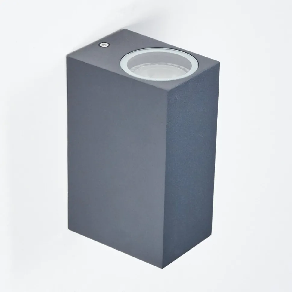 Applique Murale D'Exterieur Kingstown Anthracite, 2 Lumieres