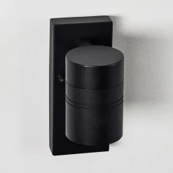 Applique Murale D'Exterieur Froslev Led Noir, 1 Lumiere, Detecteur De Mouvement