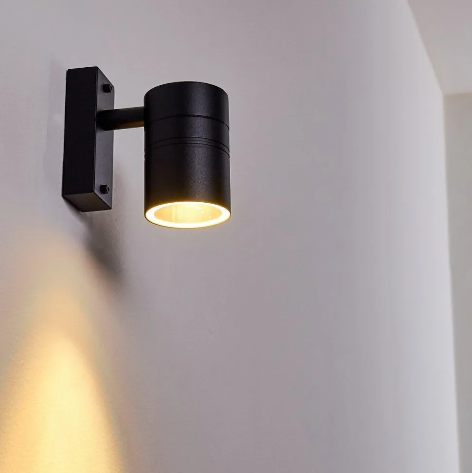 Applique Murale D'Exterieur Froslev Led Noir, 1 Lumiere