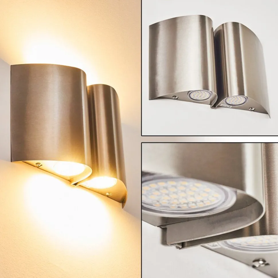 Applique Murale D'Exterieur Cornus Led Acier Inoxydable, 4 Lumieres