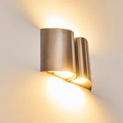 Applique Murale D'Exterieur Cornus Led Acier Inoxydable, 4 Lumieres