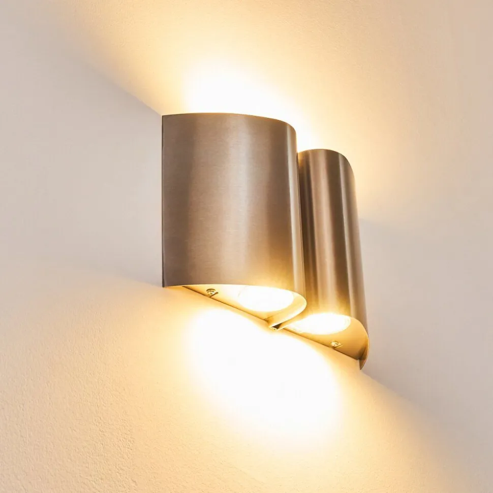 Applique Murale D'Exterieur Cornus Led Acier Inoxydable, 4 Lumieres