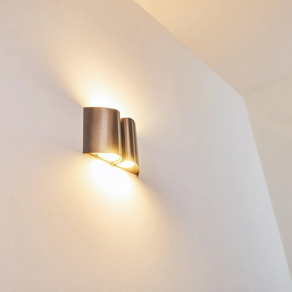 Applique Murale D'Exterieur Cornus Led Acier Inoxydable, 4 Lumieres