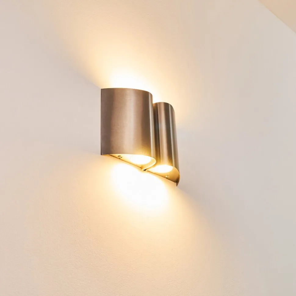 Applique Murale D'Exterieur Cornus Led Acier Inoxydable, 4 Lumieres