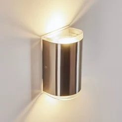Applique Murale D'Exterieur Rumar Led Acier Inoxydable, 1 Lumiere