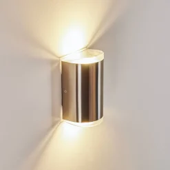 Applique Murale D'Exterieur Rumar Led Acier Inoxydable, 1 Lumiere
