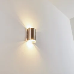 Applique Murale D'Exterieur Rumar Led Acier Inoxydable, 1 Lumiere