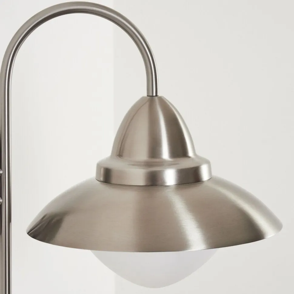 Applique Murale D'Exterieur Gielas Led Nickel Mat, 1 Lumiere