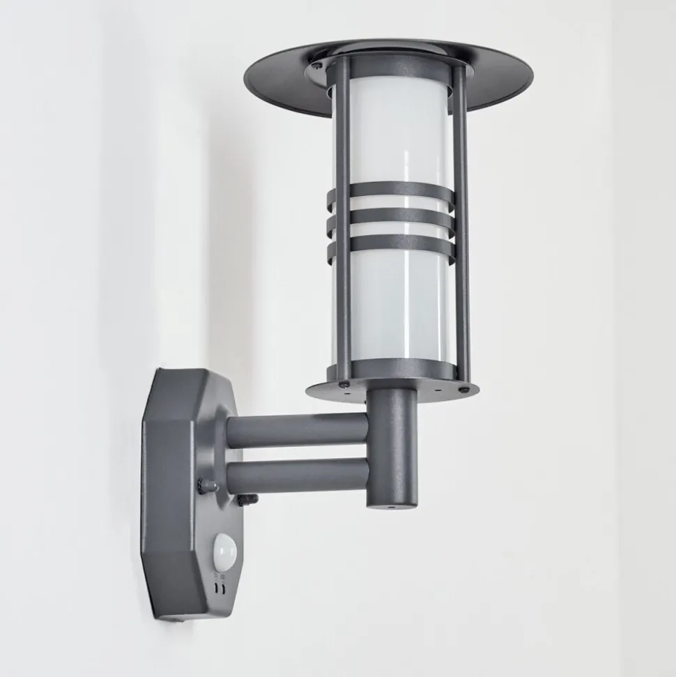 Applique Murale D'Exterieur Forli Anthracite, 1 Lumiere, Detecteur De Mouvement