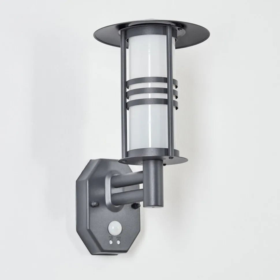 Applique Murale D'Exterieur Forli Anthracite, 1 Lumiere, Detecteur De Mouvement