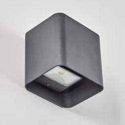 Applique Murale D'Exterieur Vikom Led Anthracite, 2 Lumieres