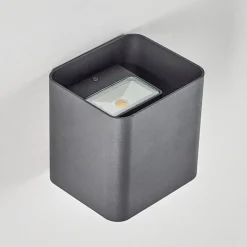 Applique Murale D'Exterieur Vikom Led Anthracite, 2 Lumieres