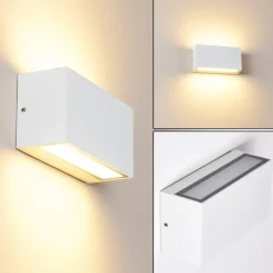 Applique Murale D'Exterieur Duluth Led Blanc, 1 Lumiere