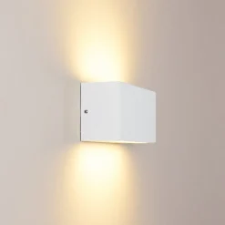 Applique Murale D'Exterieur Duluth Led Blanc, 1 Lumiere