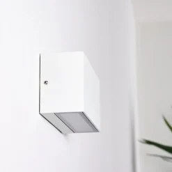 Applique Murale D'Exterieur Duluth Led Blanc, 1 Lumiere
