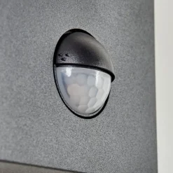 Applique Murale D'Exterieur Fulham Anthracite, 1 Lumiere, Detecteur De Mouvement