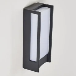 Applique Murale D'Exterieur Skove Led Anthracite, 1 Lumiere, Detecteur De Mouvement