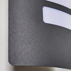 Applique Murale D'Exterieur Alslev Anthracite, 1 Lumiere, Detecteur De Mouvement