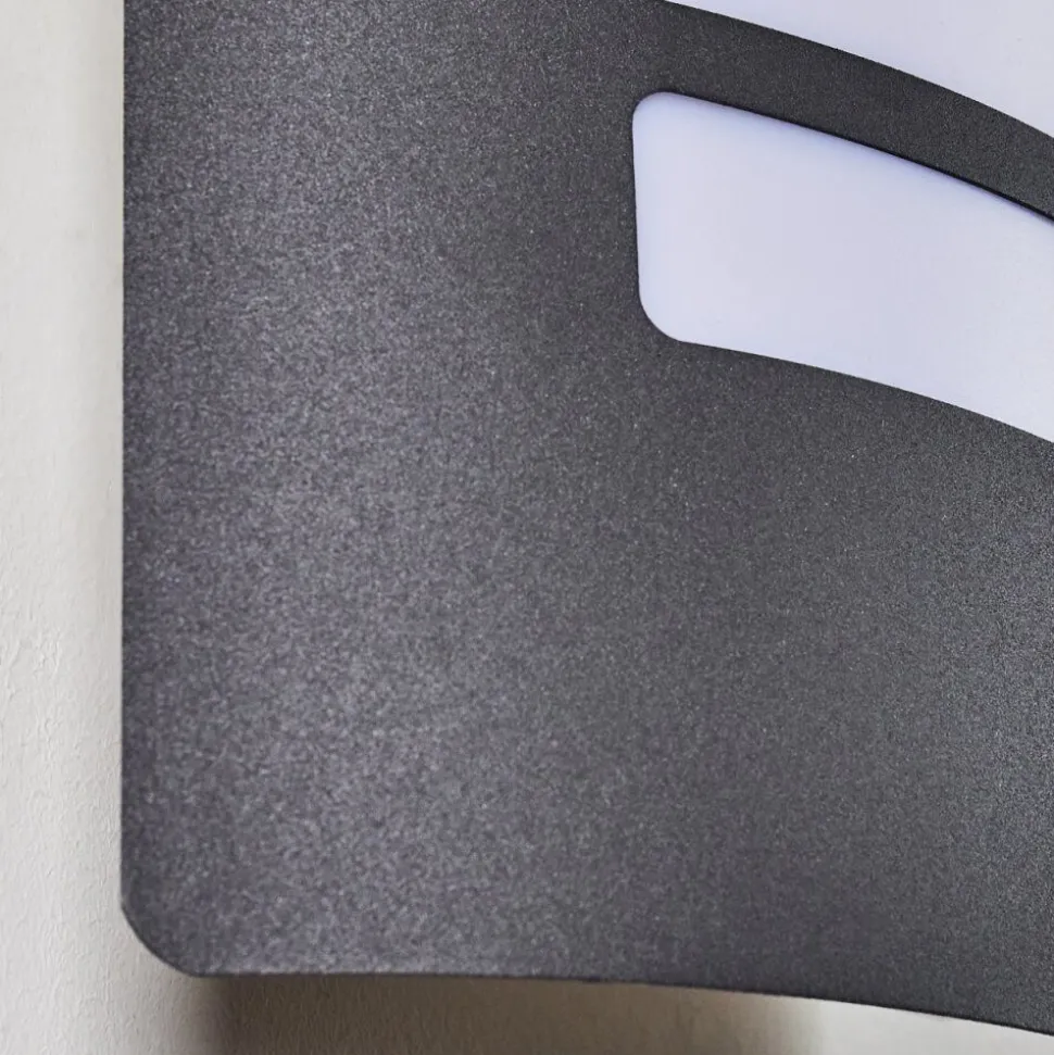 Applique Murale D'Exterieur Alslev Anthracite, 1 Lumiere, Detecteur De Mouvement